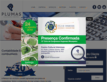 Tablet Screenshot of plumascontabil.com.br